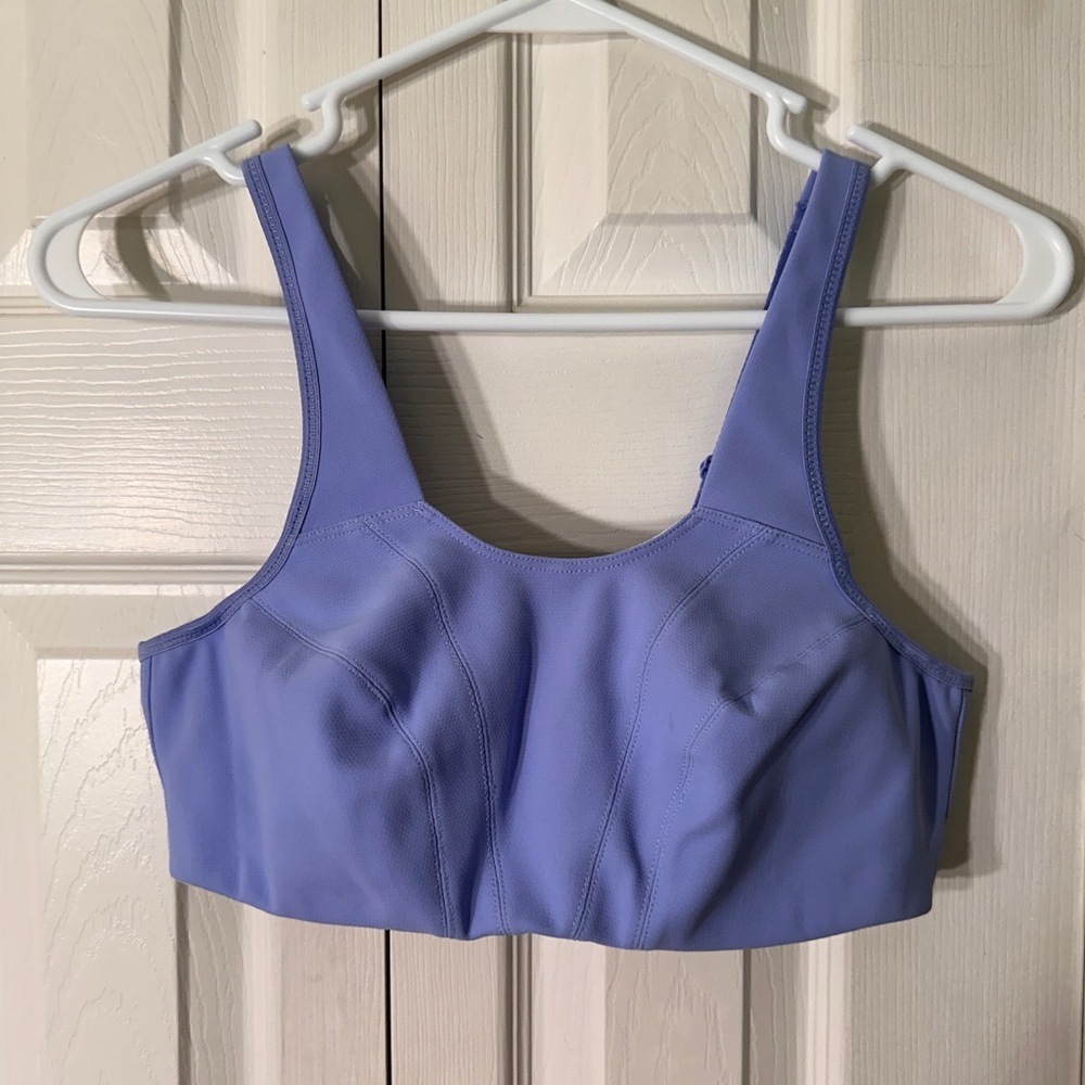 Purple sports bra